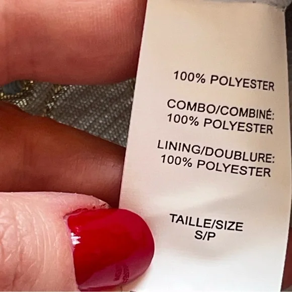 Le Chateau Brocade Strapless Midi Dress Champagne Blue Floral  NWT Small - Picture 12 of 15